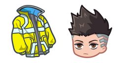 Chibi Cyberpunk: Edgerunners David Martinez and Davids Jacket Cursor