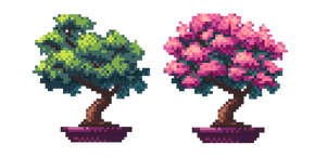 Курсор Sakura Bonsai Pixel