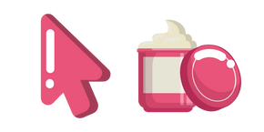 Minimal Pot de Crème Rose Curseur