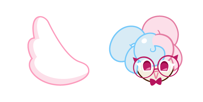 Cookie Run Marshmallow Bunny Cookie and a Wing Cursor