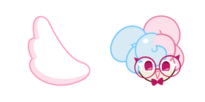 Cookie Run Marshmallow Bunny Cookie and a Wing Cursor