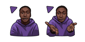 Khaby Lame It's That Simple Meme Cursor