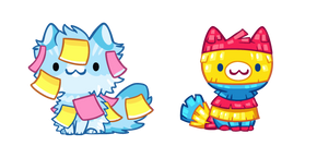 Курсор Cat Game: The Cats Collector Sticky Note and Pinata