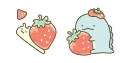 San-X Sumikko Gurashi Fresa Nisetsumuri y Tokage Cursor