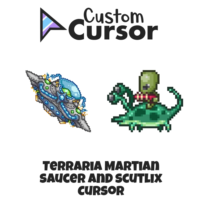 Terraria Martian Saucer and Scutlix курсор пак – Custom Cursor