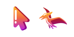 Minimal Gradient Pterodactyl Cursor