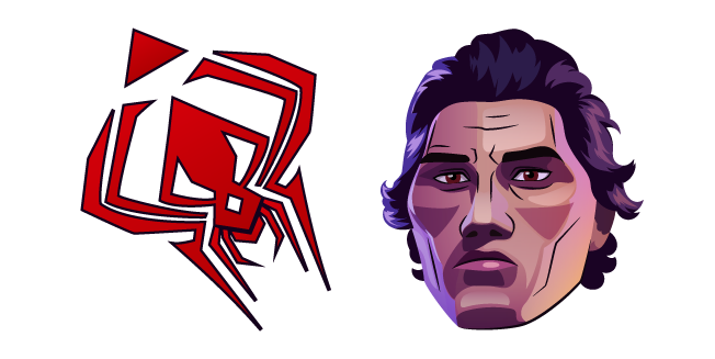 Spider-Man: Across the Spider-Verse Miguel O'Hara and Logo курсор