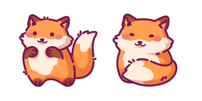 Cute Chubby Fox курсор