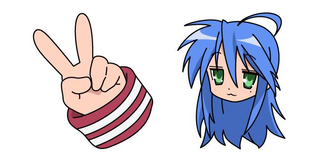 Lucky Star Konata Izumi and her Hand курсор
