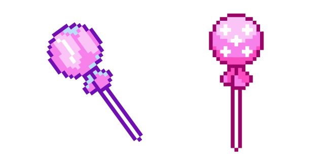 Sucettes Douces Pixel Cursor