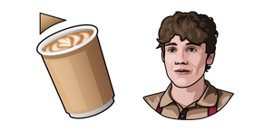 Wednesday Tyler Galpin y una Taza de Café cursor