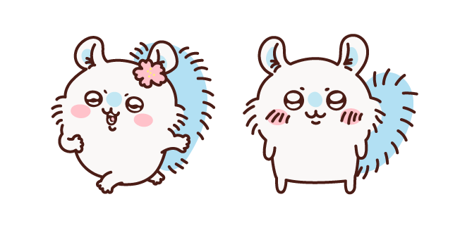 Kawaii Chiikawa Momonga Juguetón Cursor