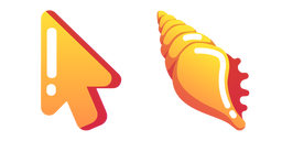 Minimal Gradient Conch Shell Cursor