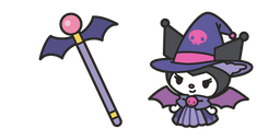 Sanrio Kuromi Witch and a Magic Wand Cursor