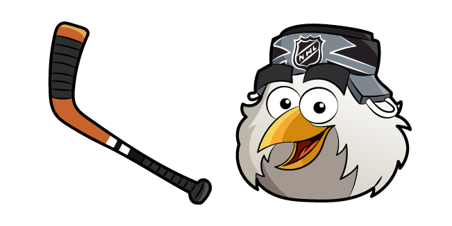 Angry Birds Hockey Bird and Hockey Stick Cursor