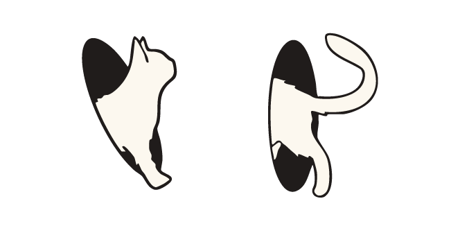 Gato Blanco en un Teletransportador Cursor