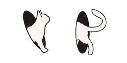 White Cat in a Teleport Cursor