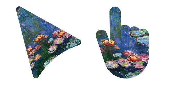 Art Les Nymphéas de Claude Monet Cursor