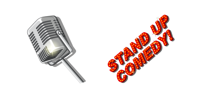 Comedian: Mic and Signboard курсор