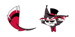 Hazbin Hotel Husk et une Queue Curseur