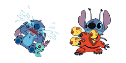 Lilo & Stitch Stitch Crying and Playing with Blasters Cursor