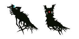 Sky: Children of the Light Dark Dragon in a Birthday Hat Cursor