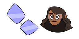 The Owl House Cat et ses Lunettes Curseur