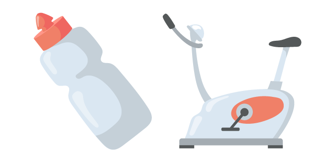 Entrenamiento Botella de Agua y Bicicleta Estática Cursor
