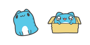 Lindo Bugcat Capoo en una Caja cursor