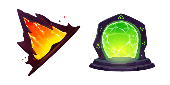 Fiery and Forest Portals курсор