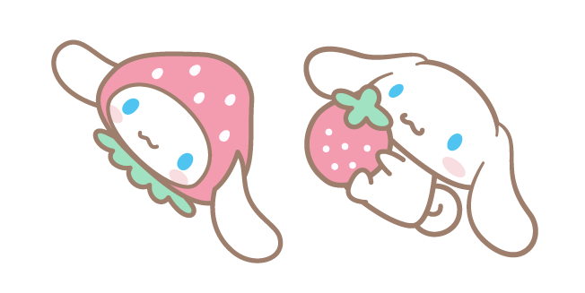 Sanrio Cinnamoroll con un Sombrero de Fresa Cursor