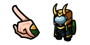 Among Us Personaje Loki Beige cursor