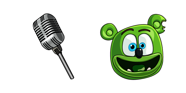 Gummibär and his Microphone Cursor
