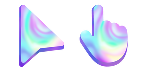 Fluido Pastel Holográfico cursor