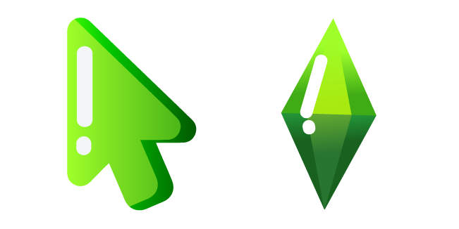 Minimal Gradient The Sims Plumbob Cursor