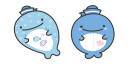 Курсор San-X Jinbesan and Kokujira in Sailor Hats