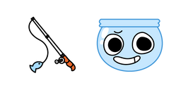 Dandy's World Finn and his Fishing Rod Cursor