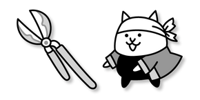 Курсор The Battle Cats Gardener Cat and Hedge Shears