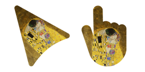 Art Gustav Klimt's The Kiss Cursor