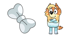Bluey Radley Heeler and a Bowtie Cursor