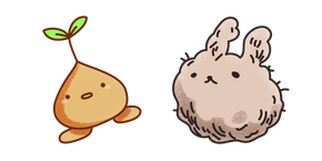 OMORI LOST SPROUT MOLE and DUST BUNNY Cursor