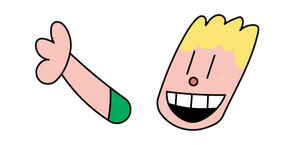 Dog Man Harold Hutchins and his Hand Cursor