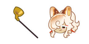 Курсор Cookie Run Manju Cookie and a Pipe