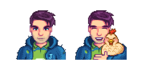 Stardew Valley Shane and Chicken Charlie Cursor