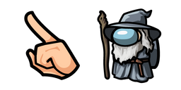 Курсор Among Us Beige Wizard Gandalf Character