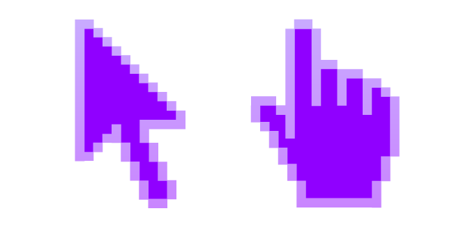 Electric Violet Pixel курсор