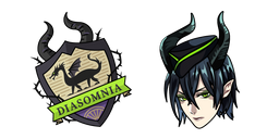 Курсор Twisted Wonderland Malleus and Diasomnia Dorm Logo