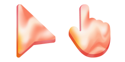 Fluidos de Color Melocotón Cursor