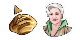 Wednesday Larissa Weems et sa Broche Curseur