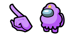 Курсор Among Us Purple Lumpy Space Princess Character
